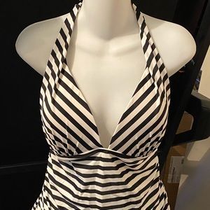 Striped Tankini Top